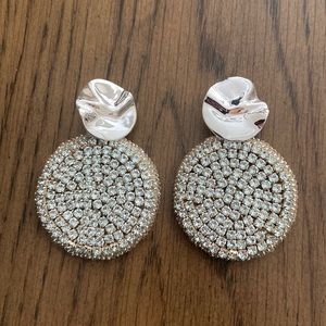 Stunning Mignonne Gavigan large bright CZ earrings